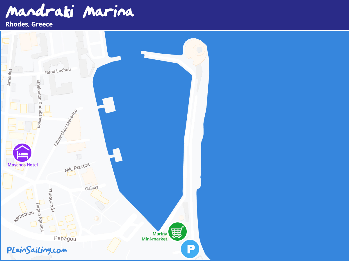 Mandraki Marina, Rhodes
