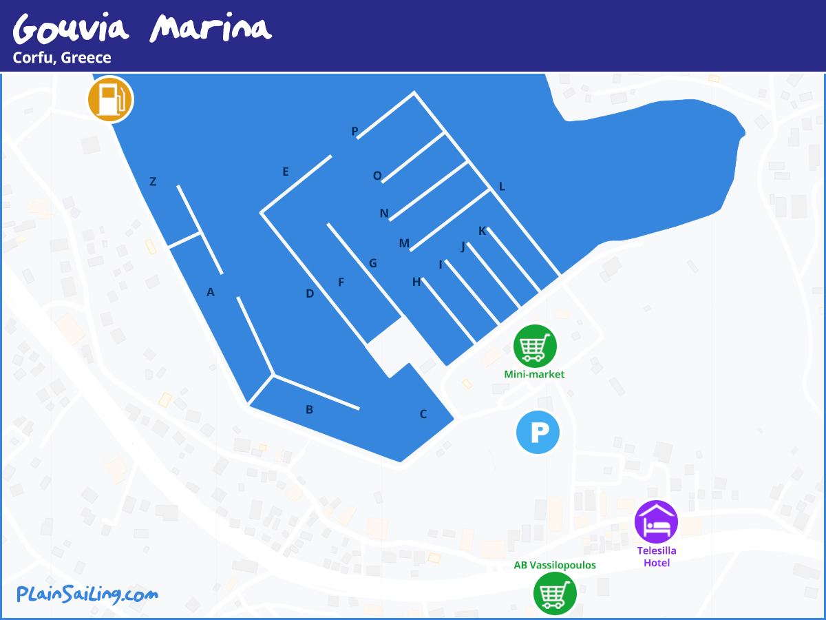 Gouvia Marina, Corfu
