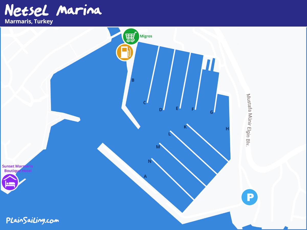 Netsel Marina, Marmaris