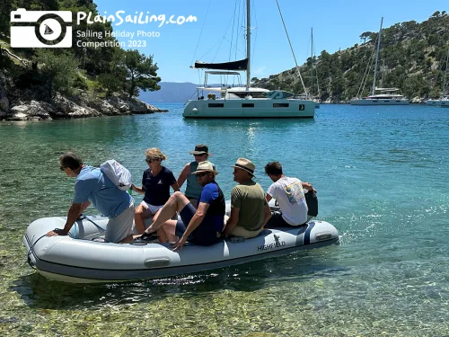 Getting the Dinghy Out (Christine Neely)