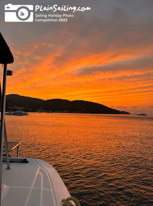 Orange Saronic Sunset (Colin Masson)