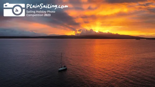 Sailing at Sunset (West Lancs Scouts)