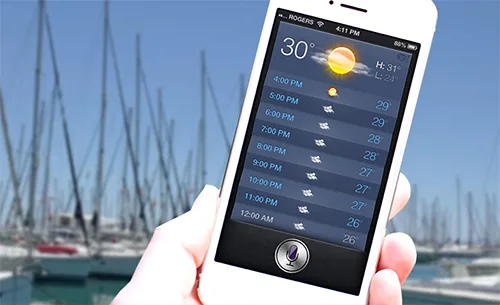 Weather on your mobile