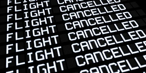 Flights cancelled