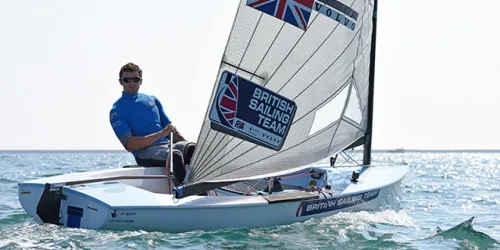 Giles Scott racing