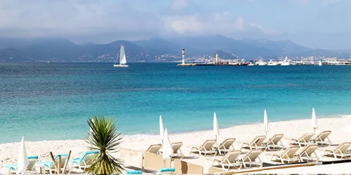 View from beach