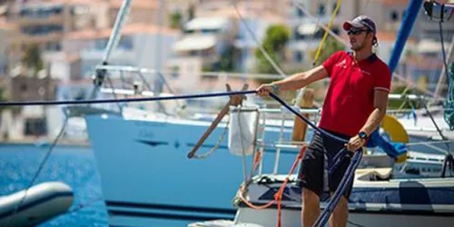 Skipper at work