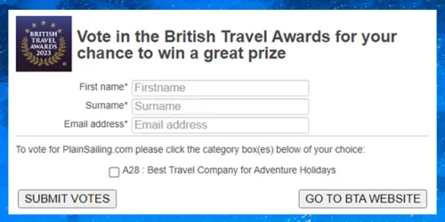 British Travel awards