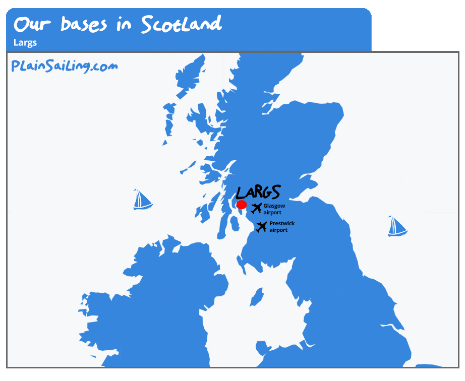 Our Yacht Charter base in Scotland