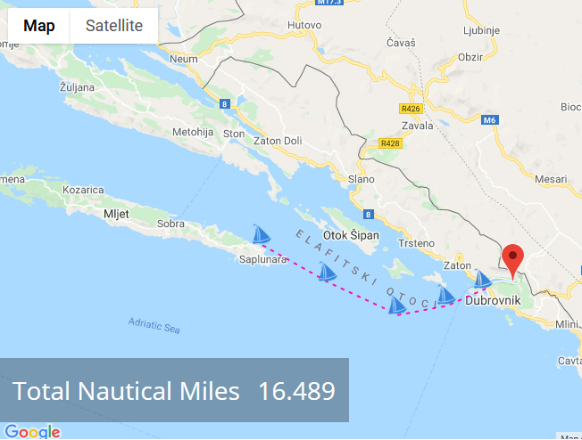 Sailing Distance Calculator