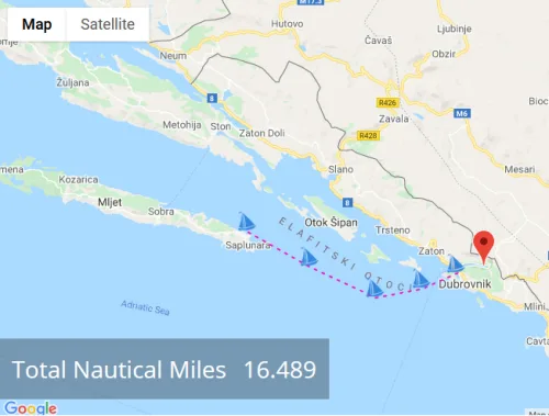 Sailing Distance Calculator