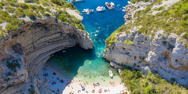 Stiniva Beach at Dusk, Vis