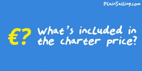 What's included in the charter price?