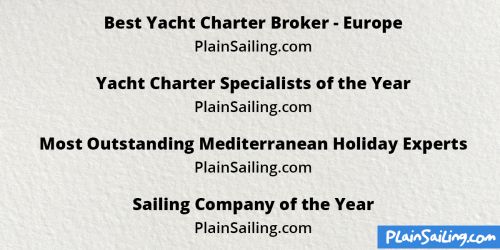 Yacht Charter Specialists of the Year!