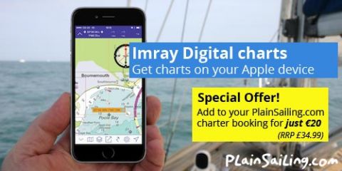 Half-price Imray digital charts of the Med!