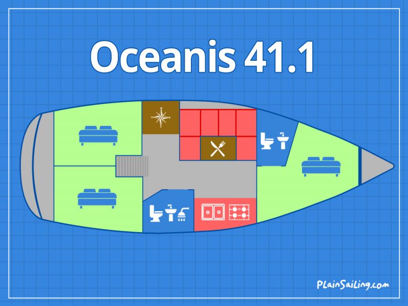 Floor Image of Beneteau Oceanis 41.1