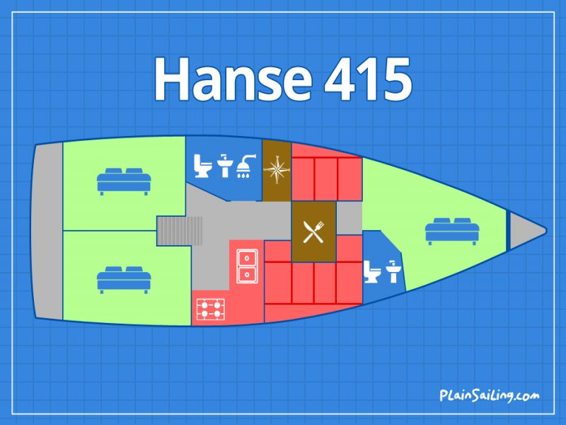 Floor Image of Hanse 415