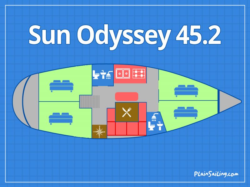 Floor Image of Jeanneau Sun Odyssey 45.2