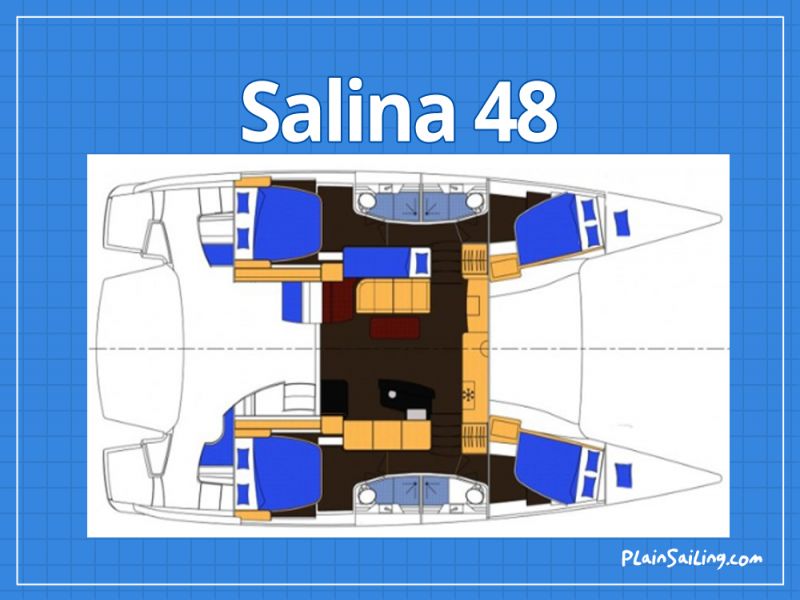 Floor Image of Fountaine Pajot Salina 48