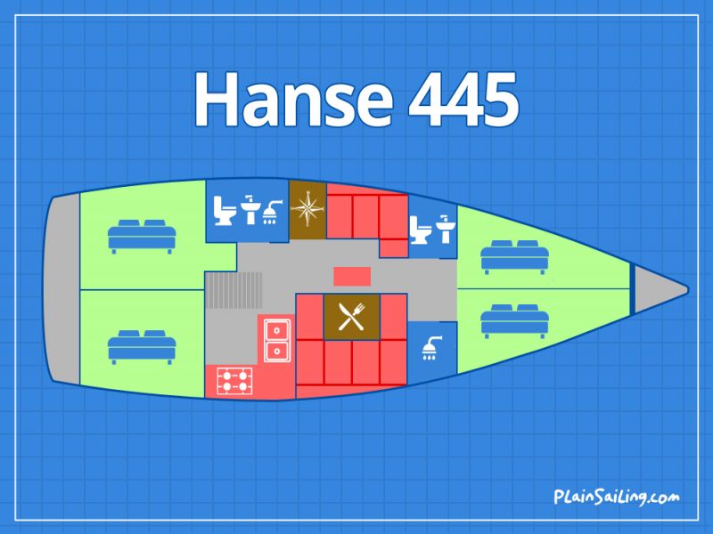 Floor Image of Hanse 445