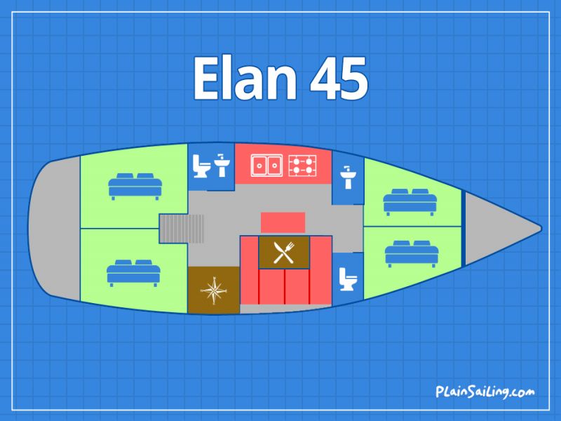 Floor Image of Elan 45