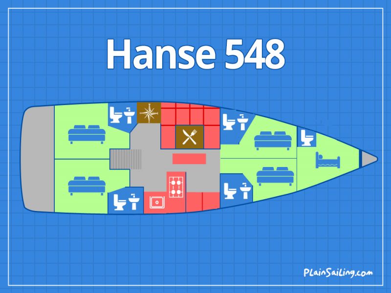 Floor Image of Hanse 548