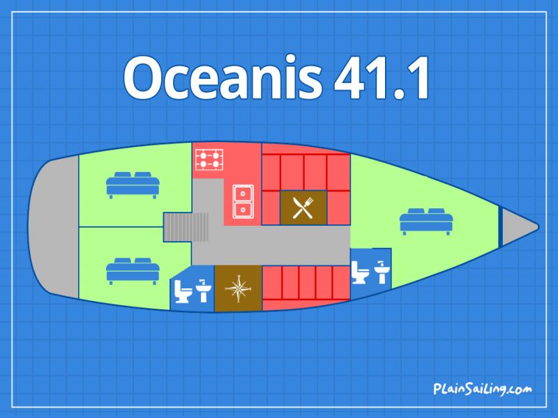 Floor Image of Beneteau Oceanis 41.1