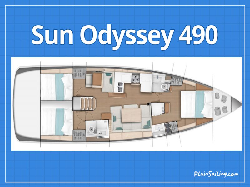 Floor Image of Jeanneau Sun Odyssey 490