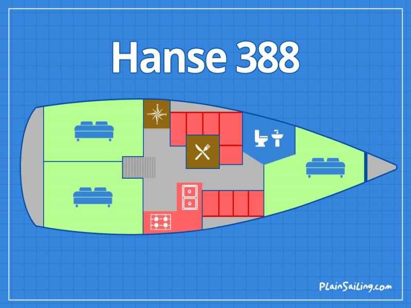 Floor Image of Hanse 388