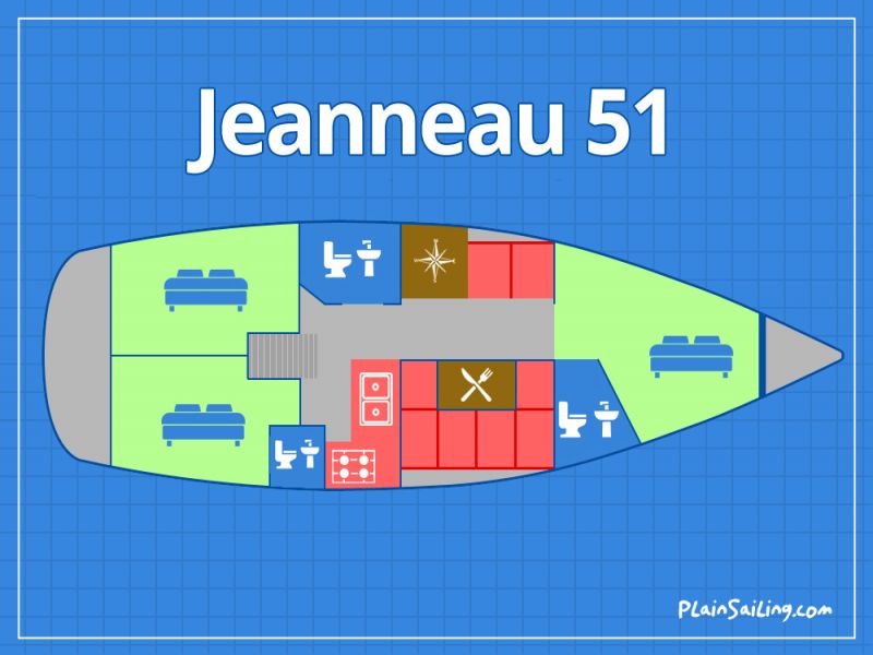 Floor Image of Jeanneau 51