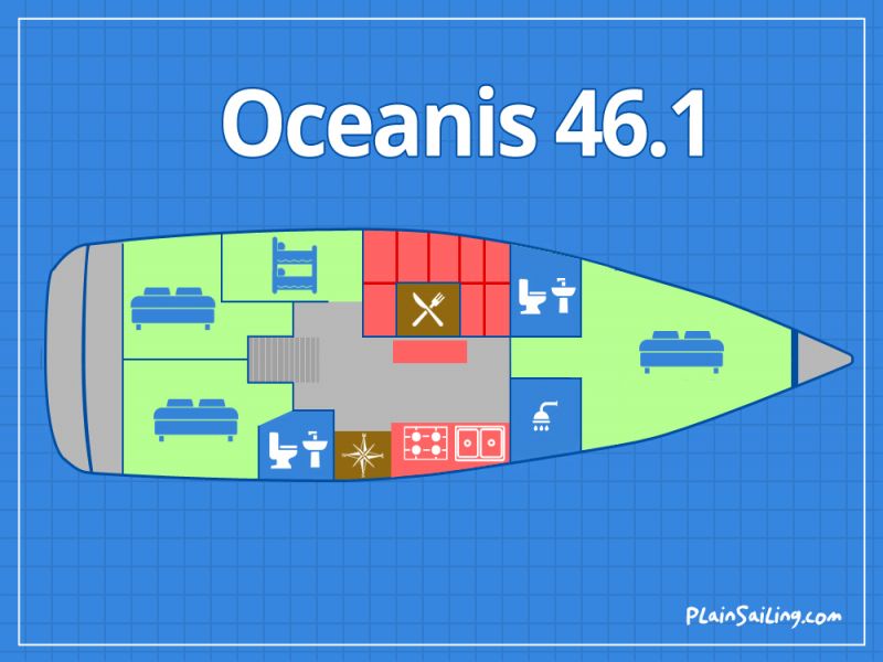 Floor Image of Beneteau Oceanis 46.1