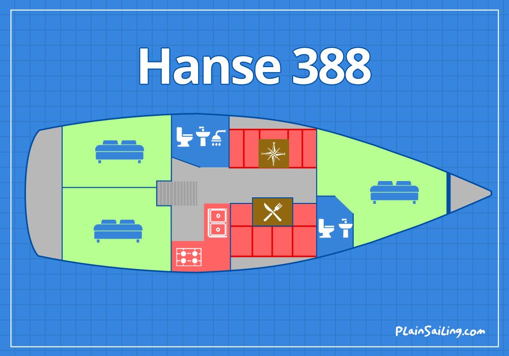 Floor Image of Hanse 388