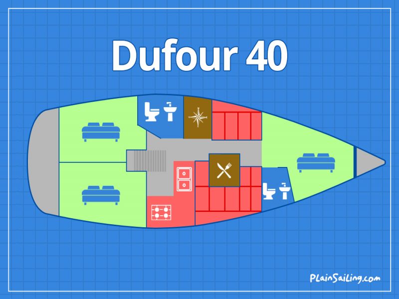 Floor Image of Dufour 40