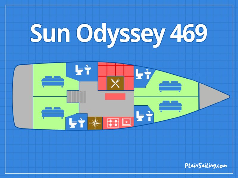 Floor Image of Jeanneau Sun Odyssey 469