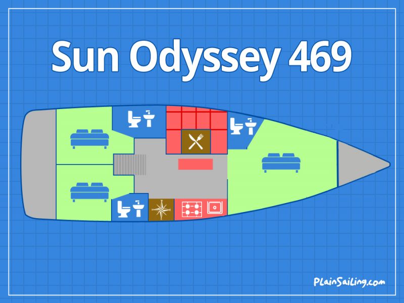 Floor Image of Jeanneau Sun Odyssey 469