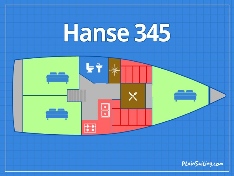 Floor Image of Hanse 345