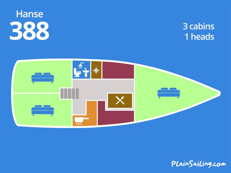 Floor Image of Hanse 388