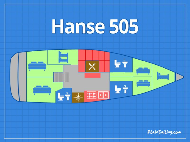 Floor Image of Hanse 505