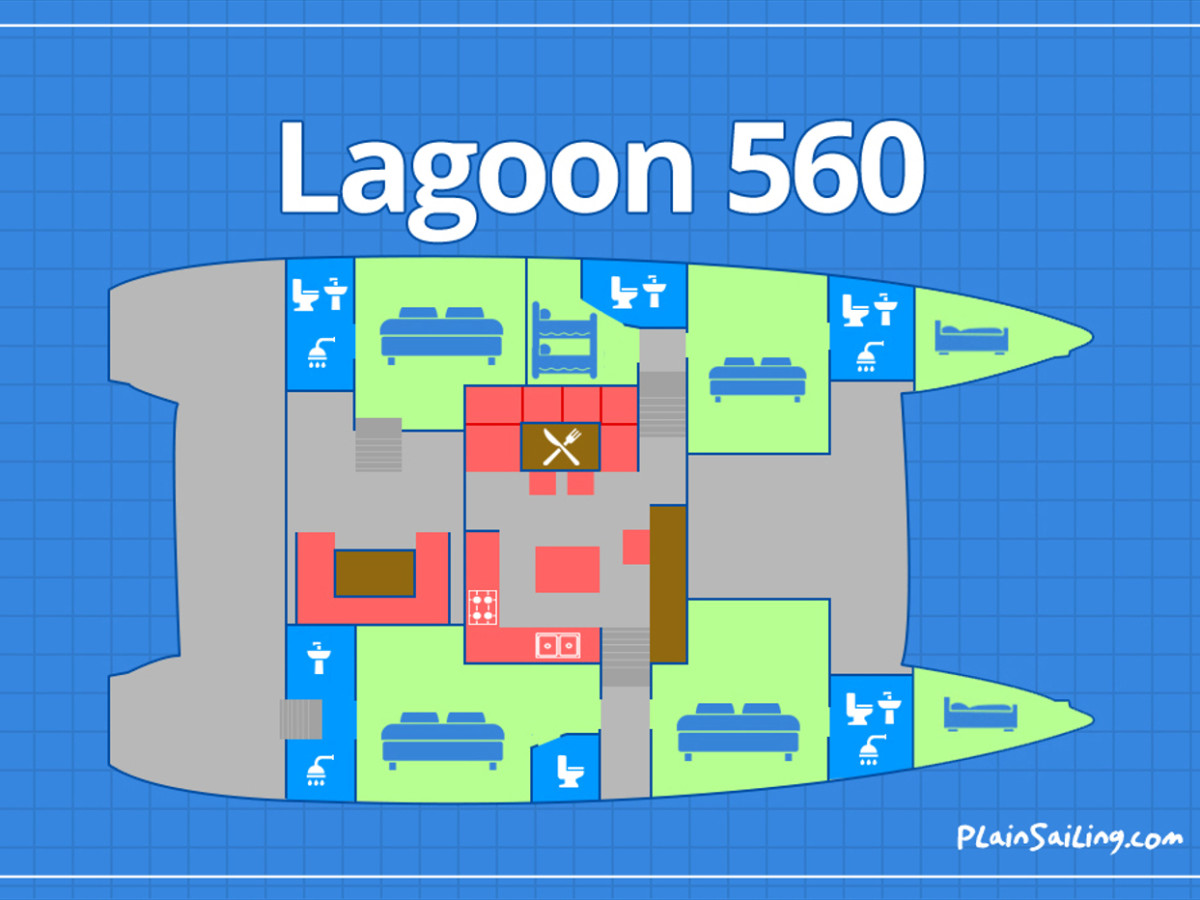 Floor Image of Lagoon 560 S2