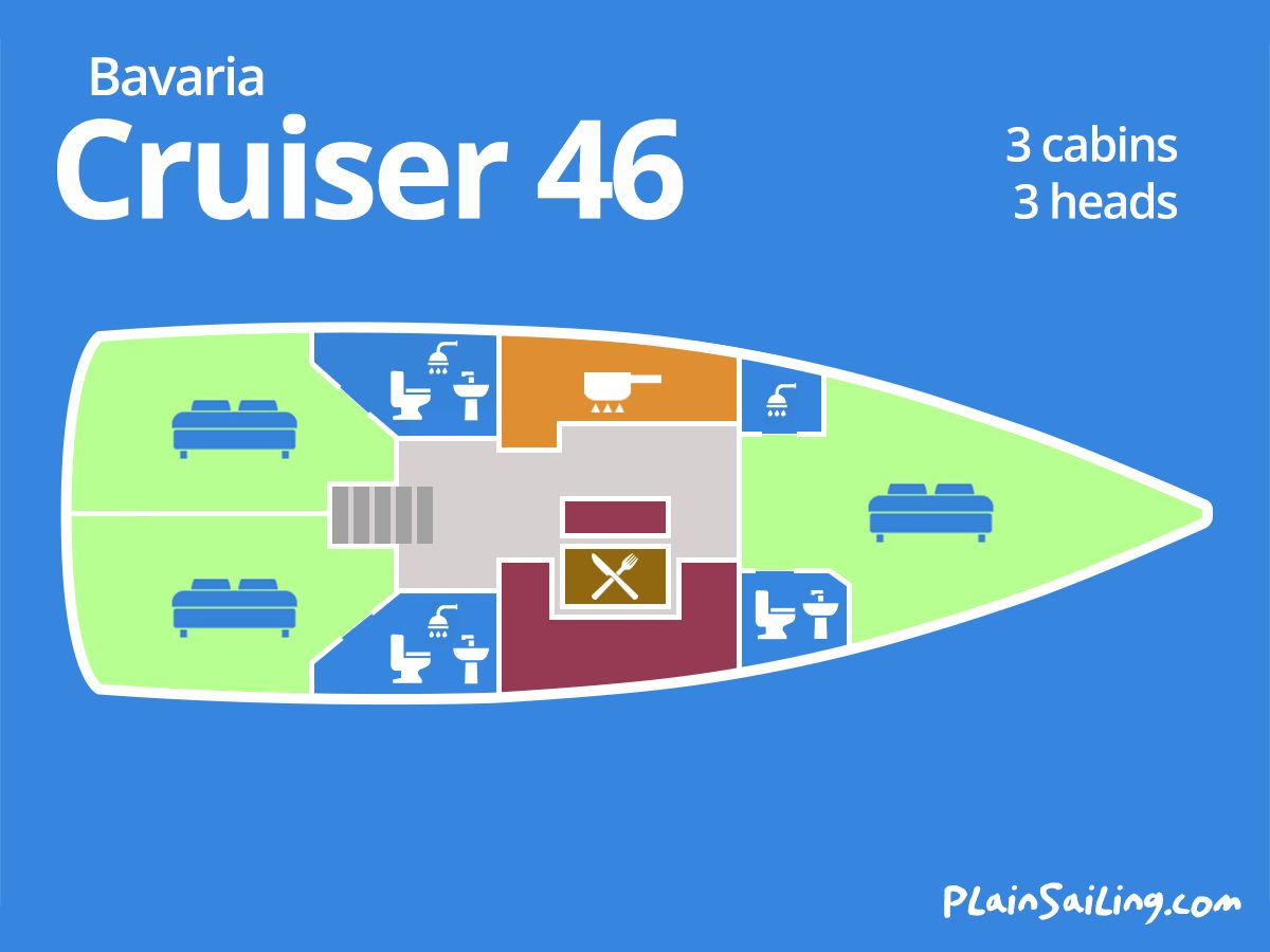 Floor Image of Bavaria Cruiser 46