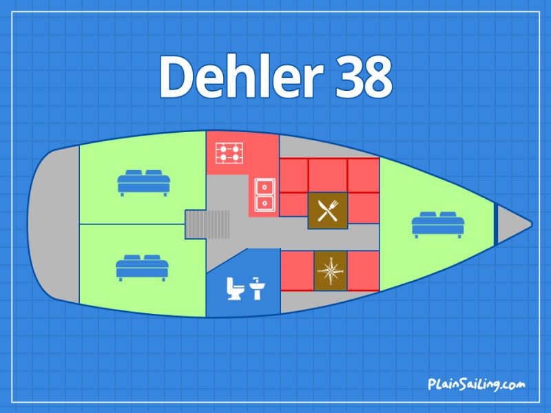 Floor Image of Dehler 38